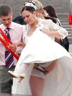 Wedding Dress Upskirt