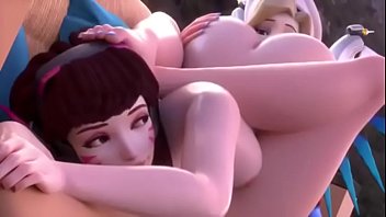 Dva and mercy dildo fun