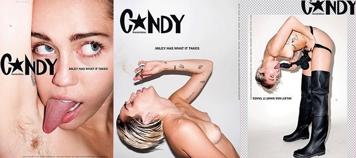 Miley cyrus candy magazine