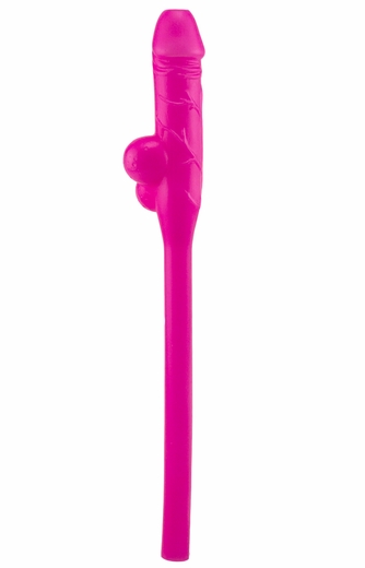 Straw pink penis