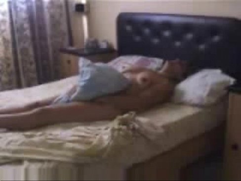 Masturbating bedroom caught hidden