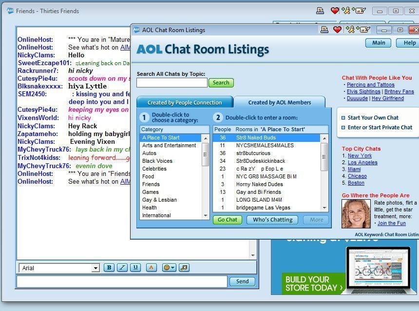 Inspector reccomend for lesbian aol chat rooms