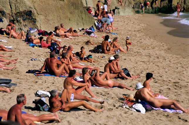 Public beach naked