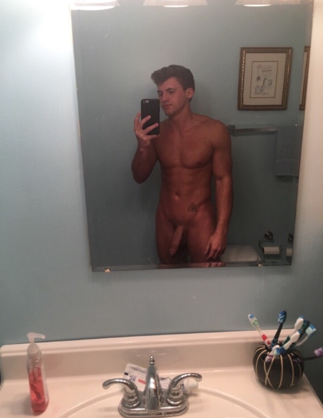 Hot naked guy mirror