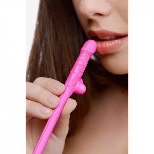 best of Pink penis straw