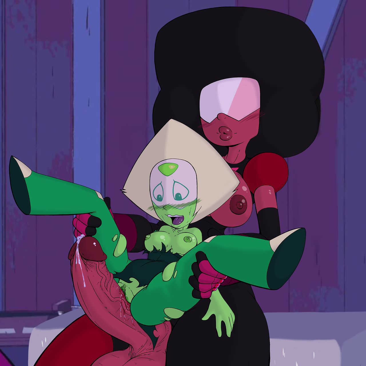 Whisky G. reccomend steven universe peridot garnet with