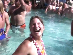 Pool party turns into anal fucking festival