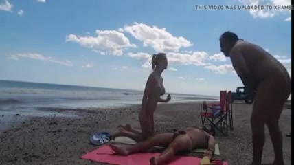Girl tries nudism