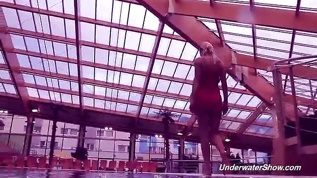 Gingersnap recomended bikini under water takes proklova swims