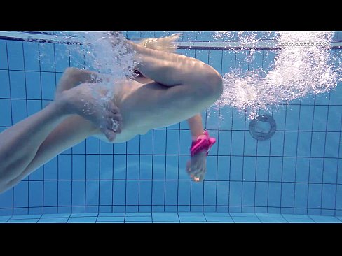 Commander recommendet proklova takes bikini swims under water
